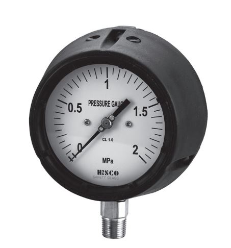 383P/381P-Solid Front Type Stainless Steel/PHENOLIC Pressure Gauge  (383P/381P)
